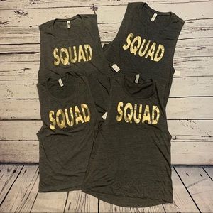 Bella Canvas SQUAD Graphic loose fit tank top